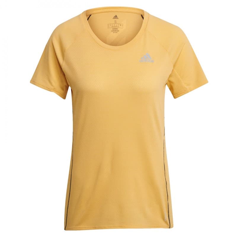 adidas Women's Adi Runner Tee T-Shirt- تيشيرت اديداس راننر للنساء لون أصفر