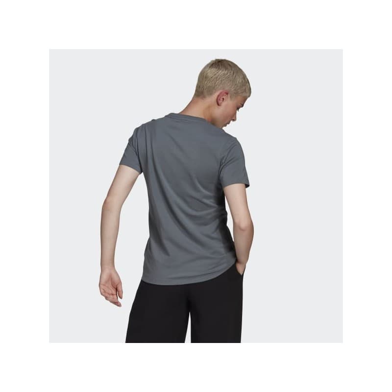 adidas Women's Classics Trefoil T-Shirt - تيشيرت اديداس كلاسيك تريفول للنساء لون رمادي