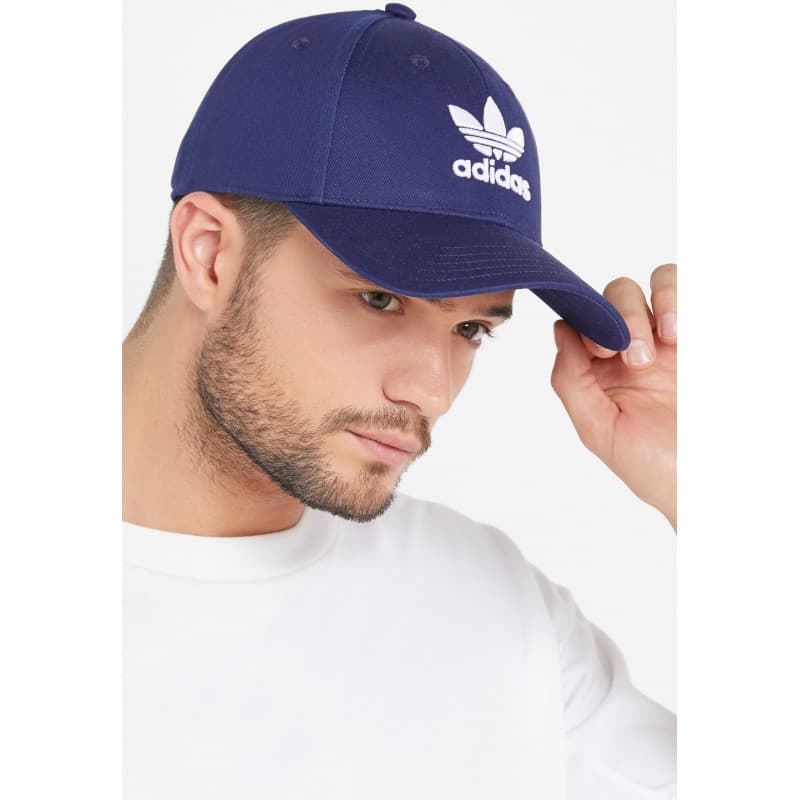 adidas Unisex' Trefoil Baseball Cap - Navy- طاقية اديداس تريفول باسبول للجنسين لون كحلي