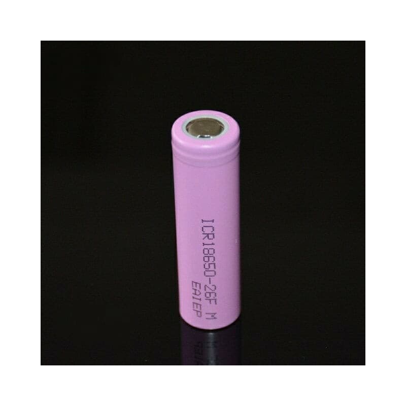 بطارية 18650‎ قابلة للشحن سعة ( 2000 mAh )