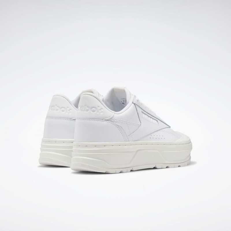 Reebok Women's Club C Double Geo Shoes- حذاء ريبوك كلو سي دبل جيو للنساء لون أبيض