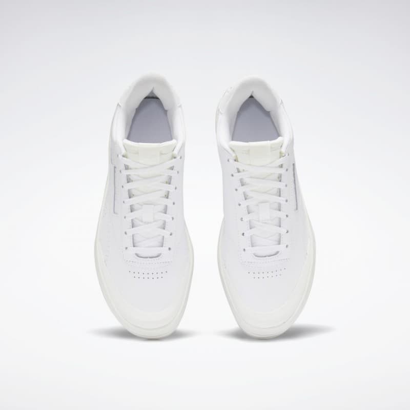 Reebok Women's Club C Double Geo Shoes- حذاء ريبوك كلو سي دبل جيو للنساء لون أبيض