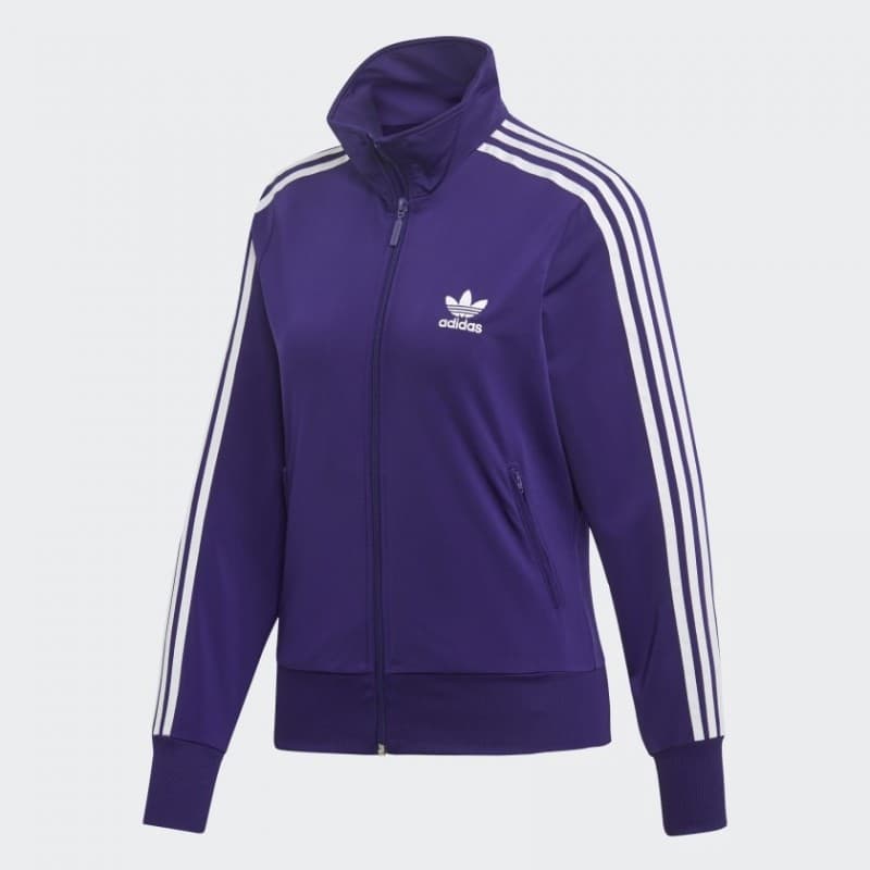 adidas Womens' Originals Firebird Track Jacket Blue- جاكيت اديداس اورجينال فيربرايد للرجال لون بنفسجي
