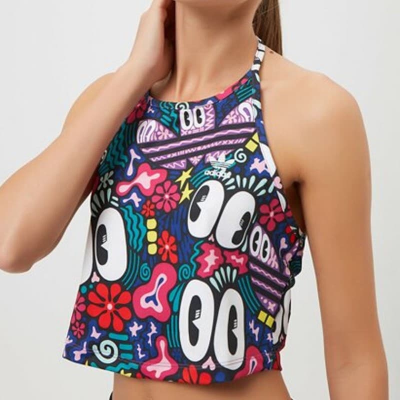 adidas Womens' Cropped Tank Top- توب تانك اديداس كروبد للنساء بألوان متعددة