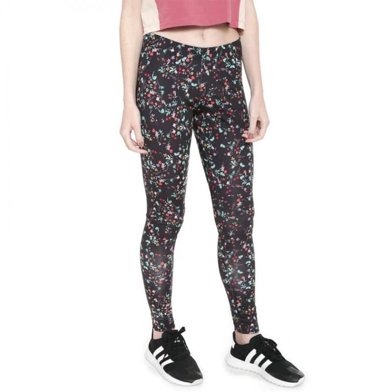 adidas Womens' Originals Floral Tights  Leggings- بنطلون اديداس ضيق رياضي للنساء لون متعدد