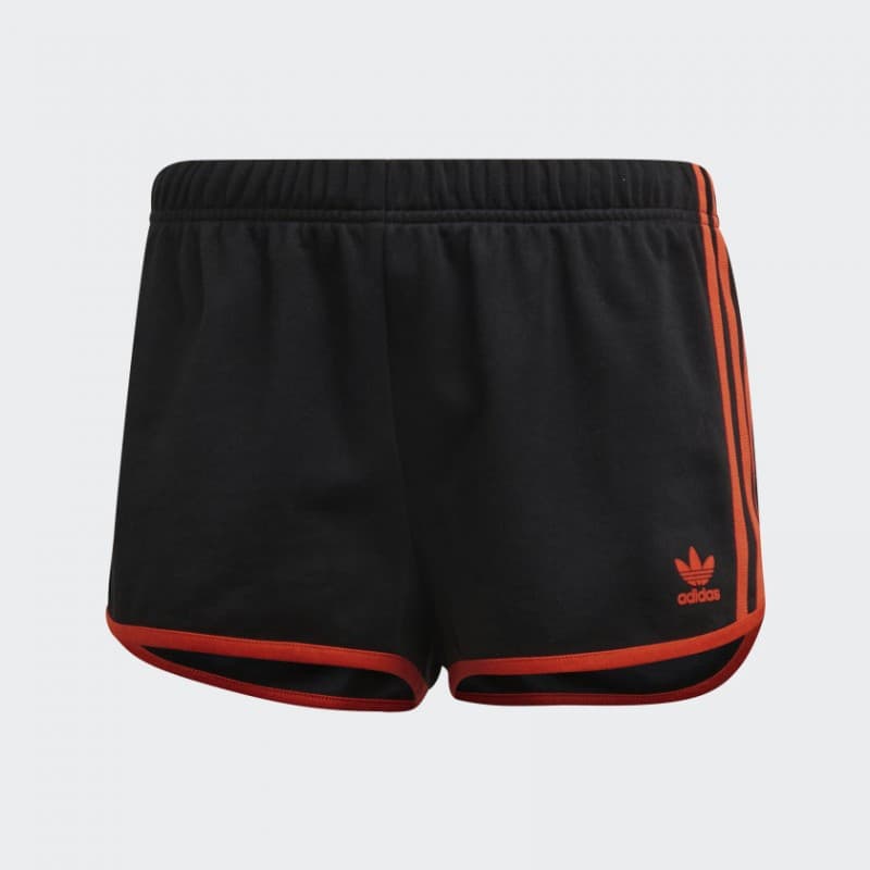 adidas Womens' 3-Stripes Shorts- شورت اديداس بتصميم ثلاث خطوط للنساء لون أسود