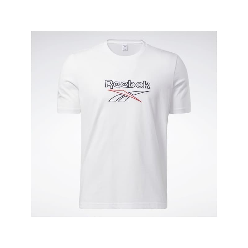Reebok Mens' Classic Vector T Shirt- تيشيرت ريبوك كلاسيك فيكتور للرجال لون أبيض