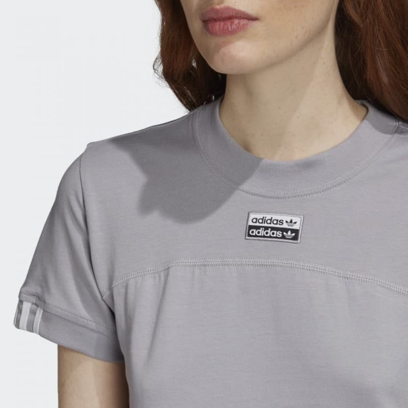 adidas Womens' Originals R.Y.V. TEE -Grey- تيشيرت اديداس للنساء لون رمادي