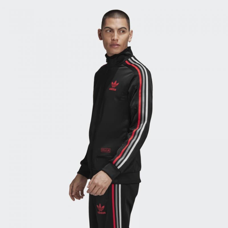 adidas Long Sleeve Zip Up Chile 20 Black
