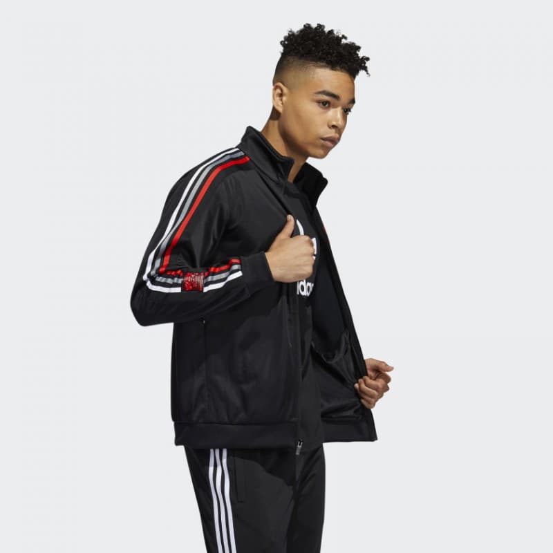 adidas Long Sleeve Zip Up Chile 20 Black