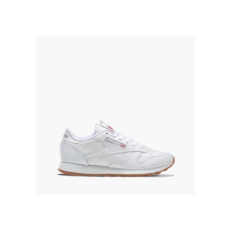 Reebok Classic Leather Shoes - حذاء ريبوك كلاسيك جلد لون أبيض 