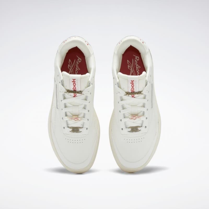 حذاء ريبوك كلوب سي دبل جيو للنساء لون طحيني - Reebok Women's Club C Double GEO Shoes 