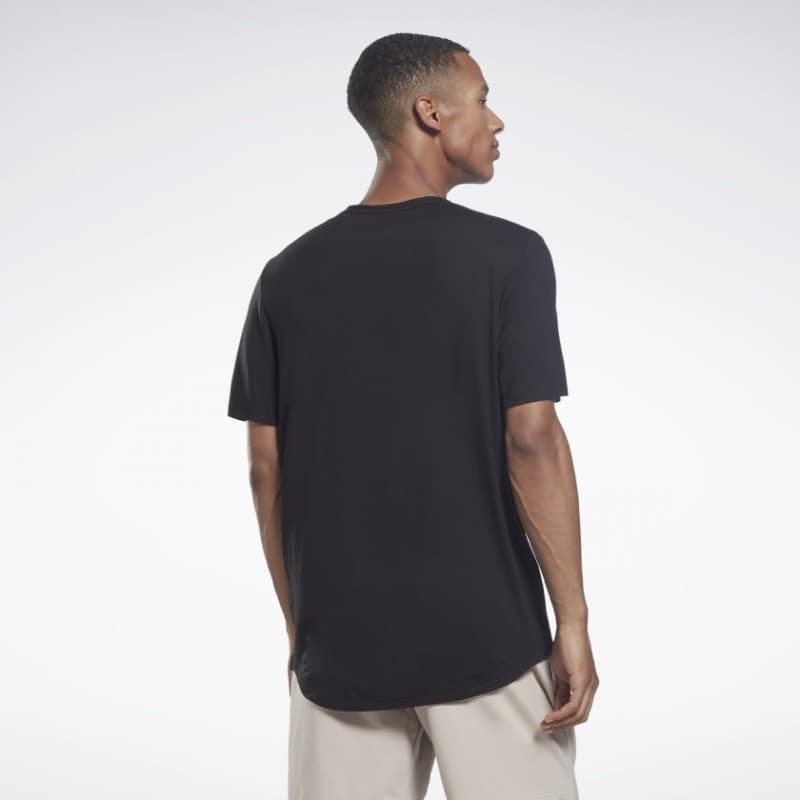 تيشيرت ريبوك اكتيف شيل دريم بلند للرجال لون أسود - Reebok Men's Activchill Dreamblend T-Shirt- Black 