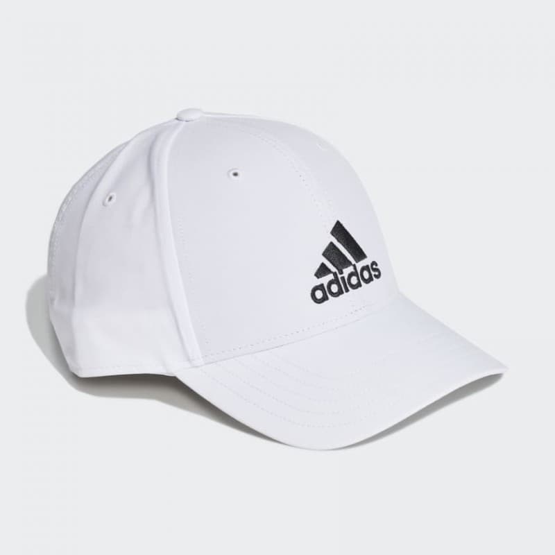 adidas Unisex Lightweight Embroidered Baseball Cap- طاقية اديداس لايت وييت للجنسين لون أبيض