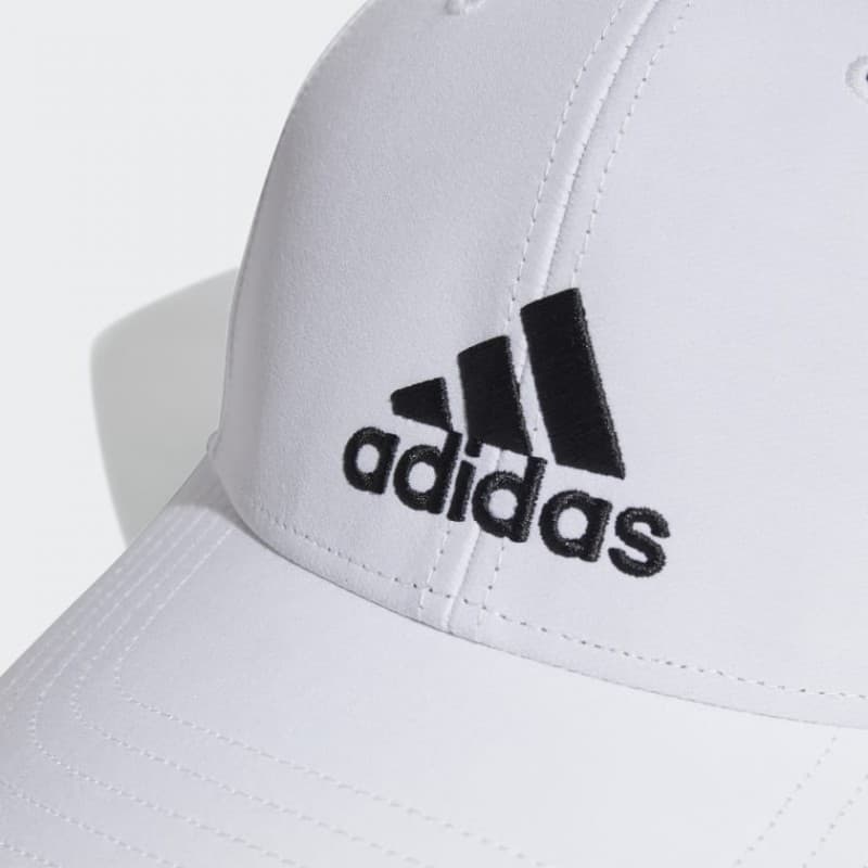adidas Unisex Lightweight Embroidered Baseball Cap- طاقية اديداس لايت وييت للجنسين لون أبيض