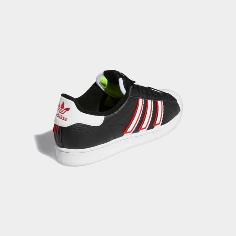adidas Unisex Superstar Shoes - حذاء اديداس سوبر ستار للجنسين لون أسود 