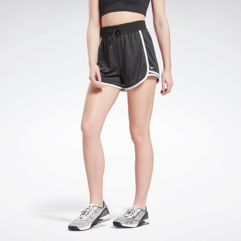 شورت ريبوك وور نت للنساء لون أسود - Reebok Women's WOR Knit Short – Black