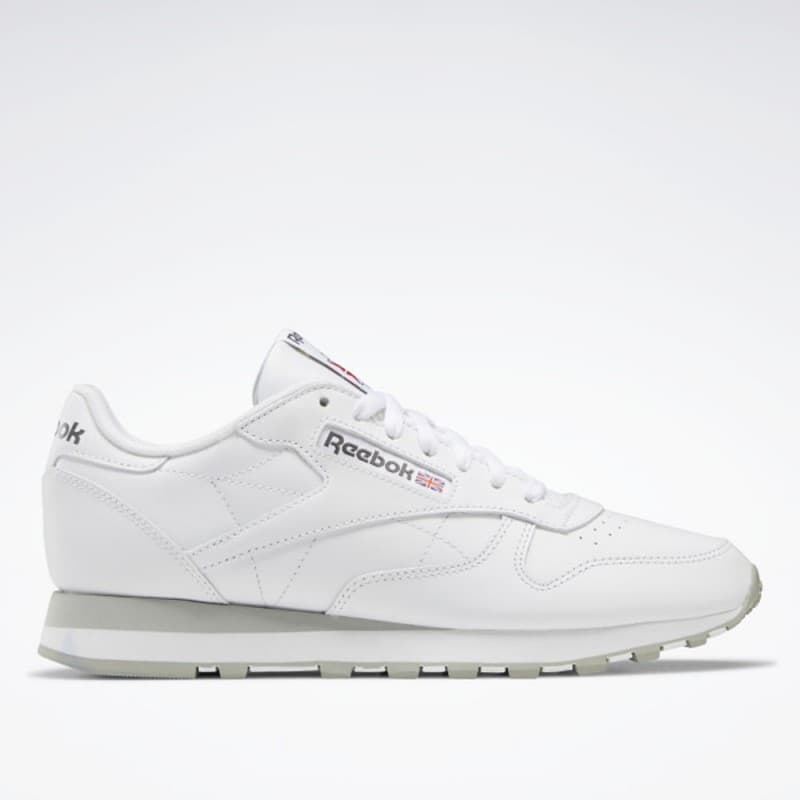 Reebok Unisex Classic Leather Shoes - حذاء ريبوك كلاسيك جلد للجنسين لون أبيض 