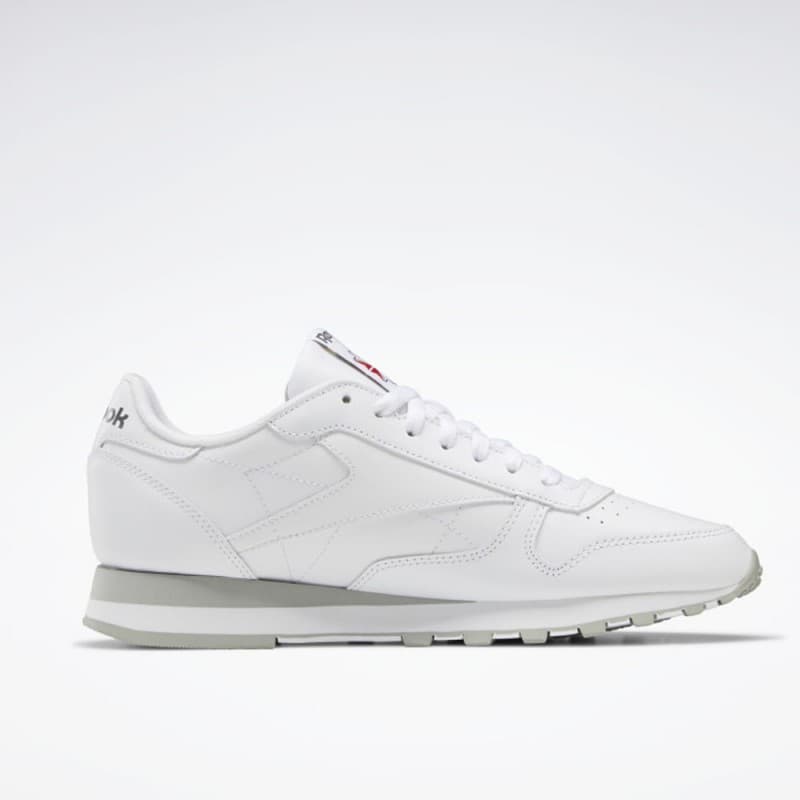 Reebok Unisex Classic Leather Shoes - حذاء ريبوك كلاسيك جلد للجنسين لون أبيض 