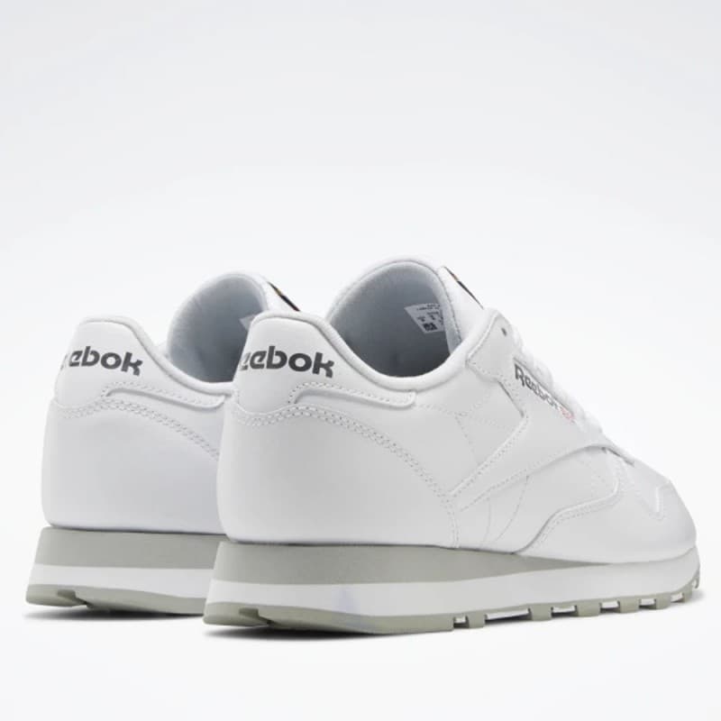 Reebok Unisex Classic Leather Shoes - حذاء ريبوك كلاسيك جلد للجنسين لون أبيض 