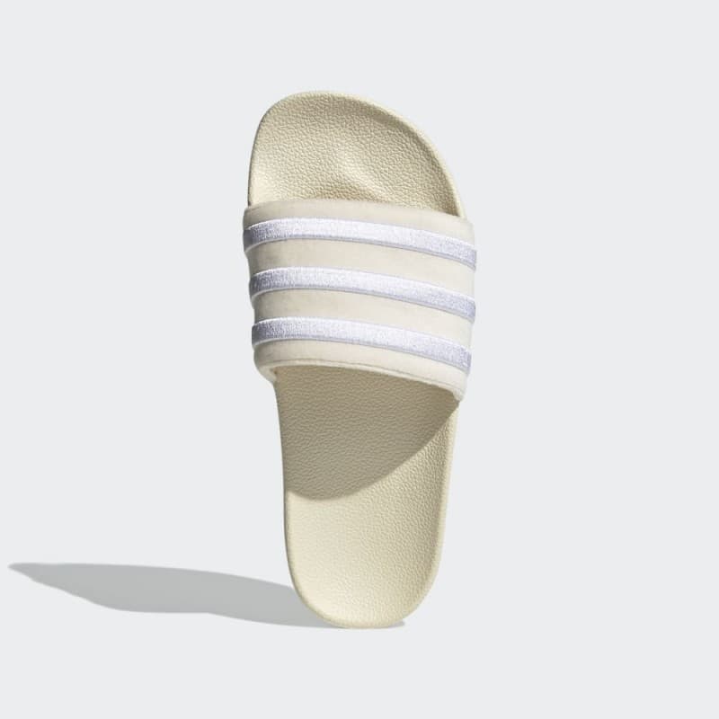 adidas Womens' Adilette Slides - White