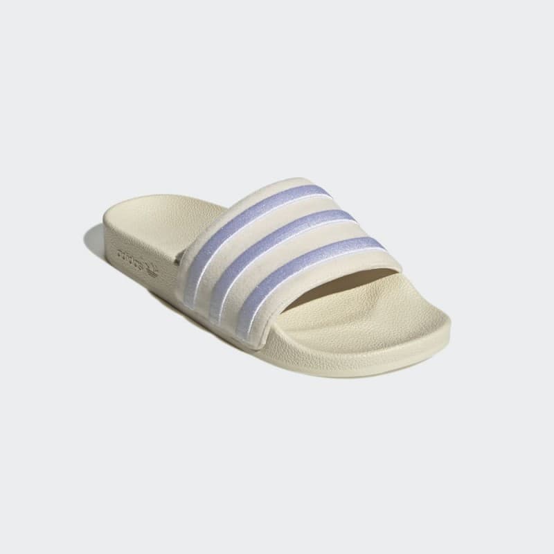 adidas Womens' Adilette Slides - White