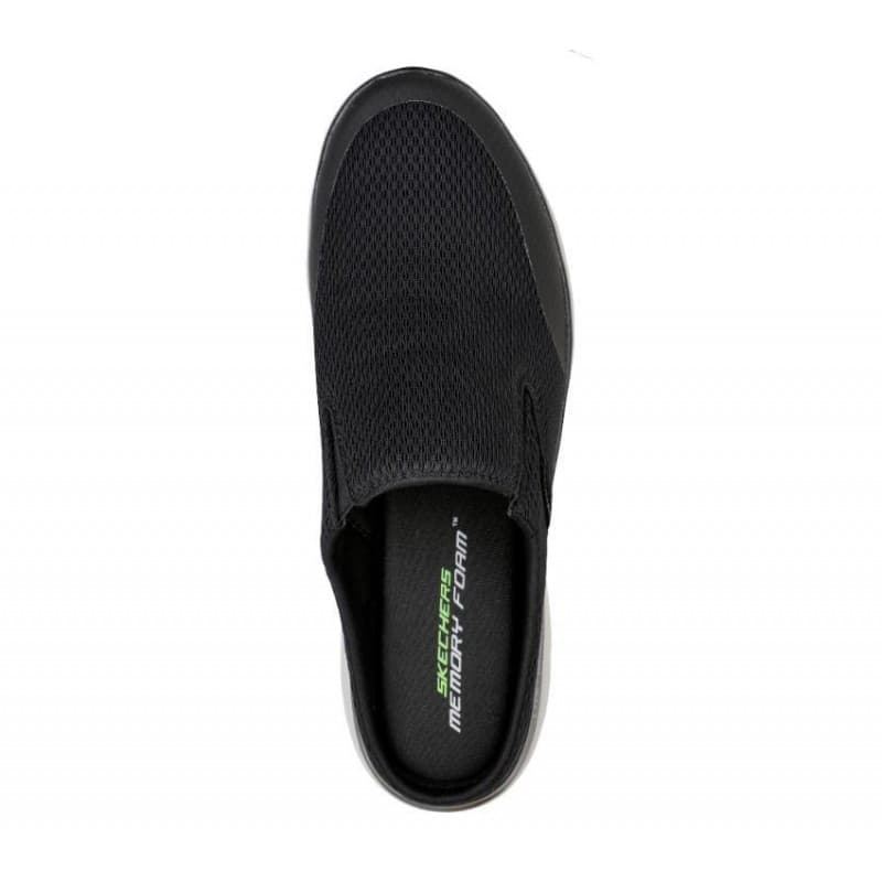 Skechers Men's Summits - Vindicator Shoes - حذاء سكيتشرز سميتس - فينديكاتور للرجال لون أسود ونعل ابيض