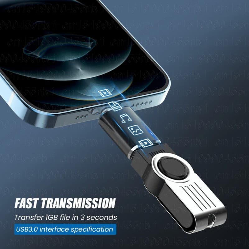  تحويلة ايفون الى فلاش كيبورد OTG iPhone USB