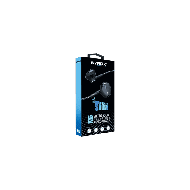 K16 Wired Headphones with Microphone