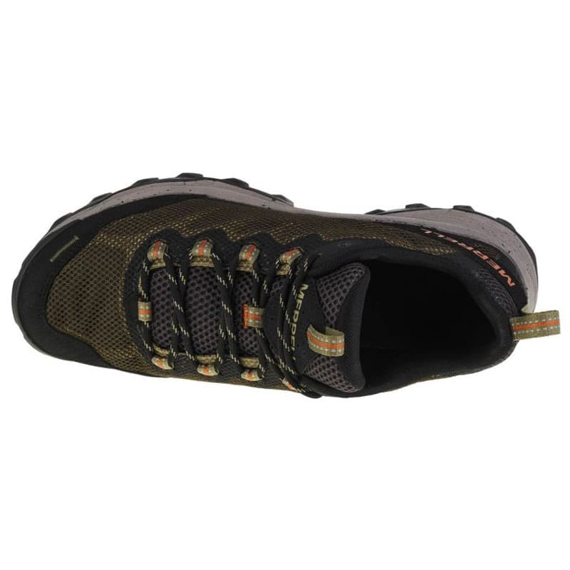 Merrell Men's Speed Strike Waterproof Shoes - حذاء ميريل سبيد سترايك ووتر بروف للرجال لون زيتي