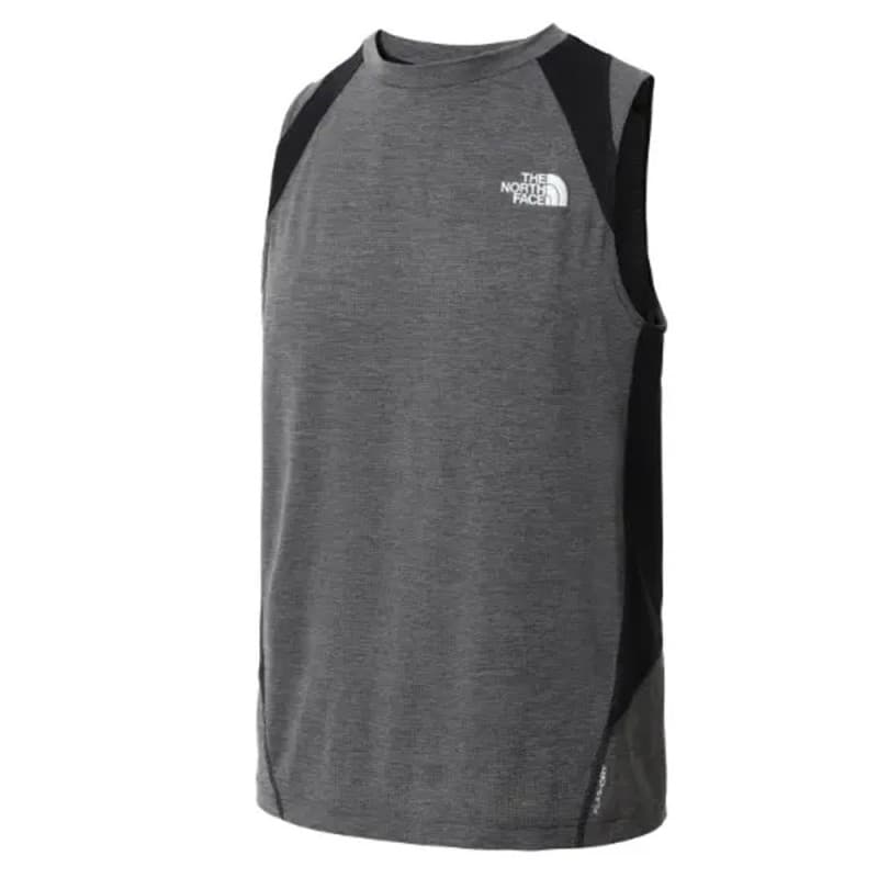 The North Face Men's Ao Glacier Tank - بلوزة حفر ذا نورث فيس ايه او جلايسر تانك للرجال لون رمادي  