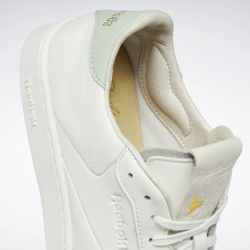 حذاء ريبوك كلوب سي كلن للنساء لون طحيني - Reebok Women's Club C Clean Shoes 