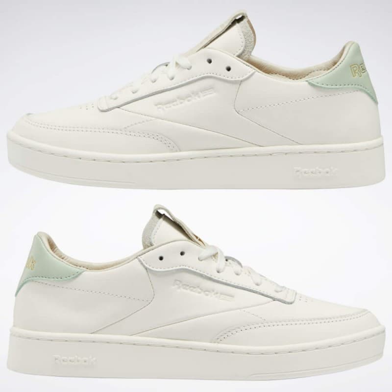 حذاء ريبوك كلوب سي كلن للنساء لون طحيني - Reebok Women's Club C Clean Shoes 
