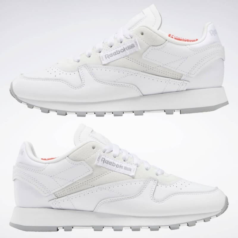 Reebok Women's Classic Leather Shoes - White- حذاء ريبوك كلاسيك جلدي للنساء لون أبيض