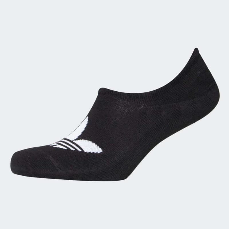 adidas Unisex' Originals No Show (3 Pairs) Socks- جوارب اديداس اورجينال المخفية للجنسين لون أسود 