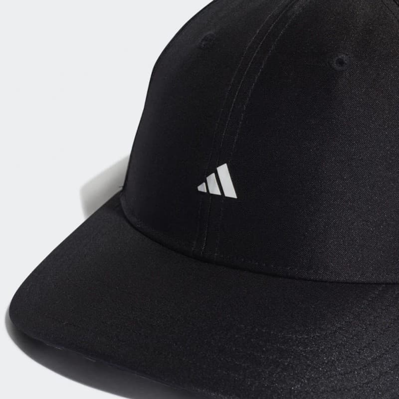 adidas Unisex' Satin Baseball Cap - Black- طاقية اديداس ستين بيسبول للجنسين لون اسود