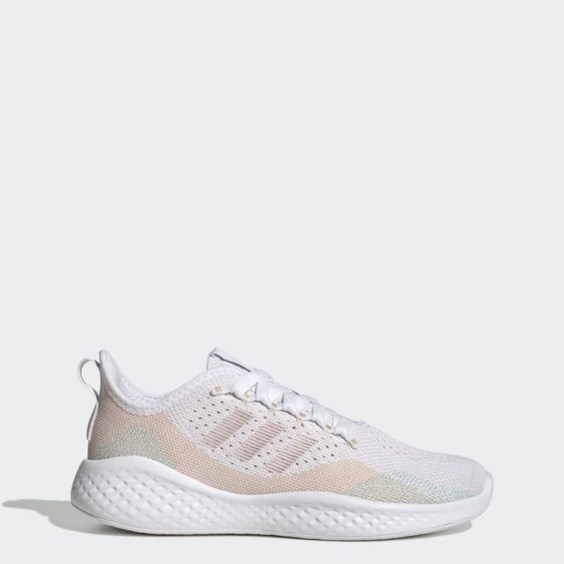 adidas Women's Fluidflow 2.0 Running Shoes - White- حذاء اديداس فلويد فلو 2.0 للنساء لون أبيض وزهري