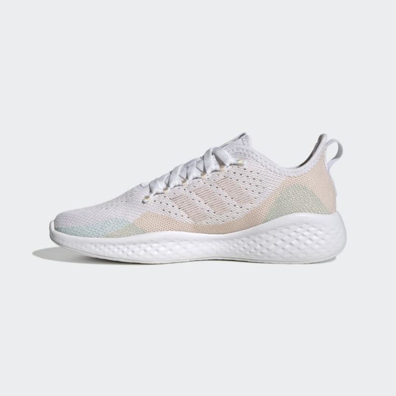 adidas Women's Fluidflow 2.0 Running Shoes - White- حذاء اديداس فلويد فلو 2.0 للنساء لون أبيض وزهري