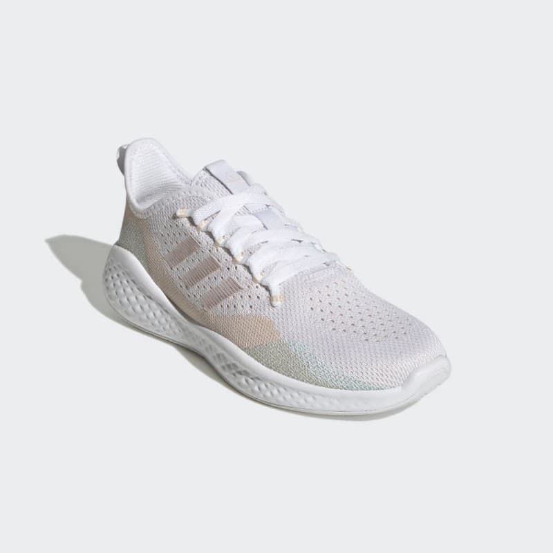 adidas Women's Fluidflow 2.0 Running Shoes - White- حذاء اديداس فلويد فلو 2.0 للنساء لون أبيض وزهري