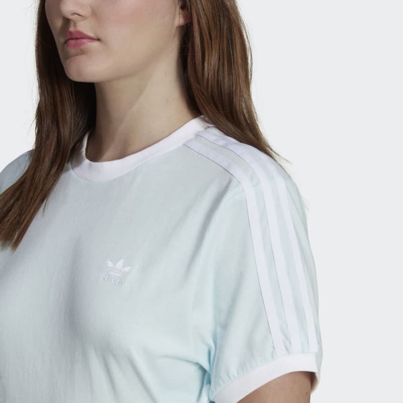 adidas Womens' Always Original Laced Tee - Blue- تيشيرت اديداس أورجينال ليسد للنساء لون أزرق فاتح