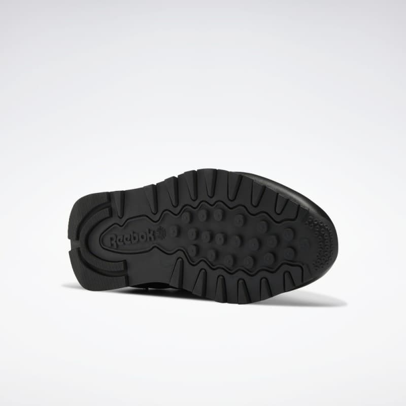 Reebok Unisex' Classic Leather Shoes- حذاء ريبوك كلاسيك ليذر للجنسين لون أسود