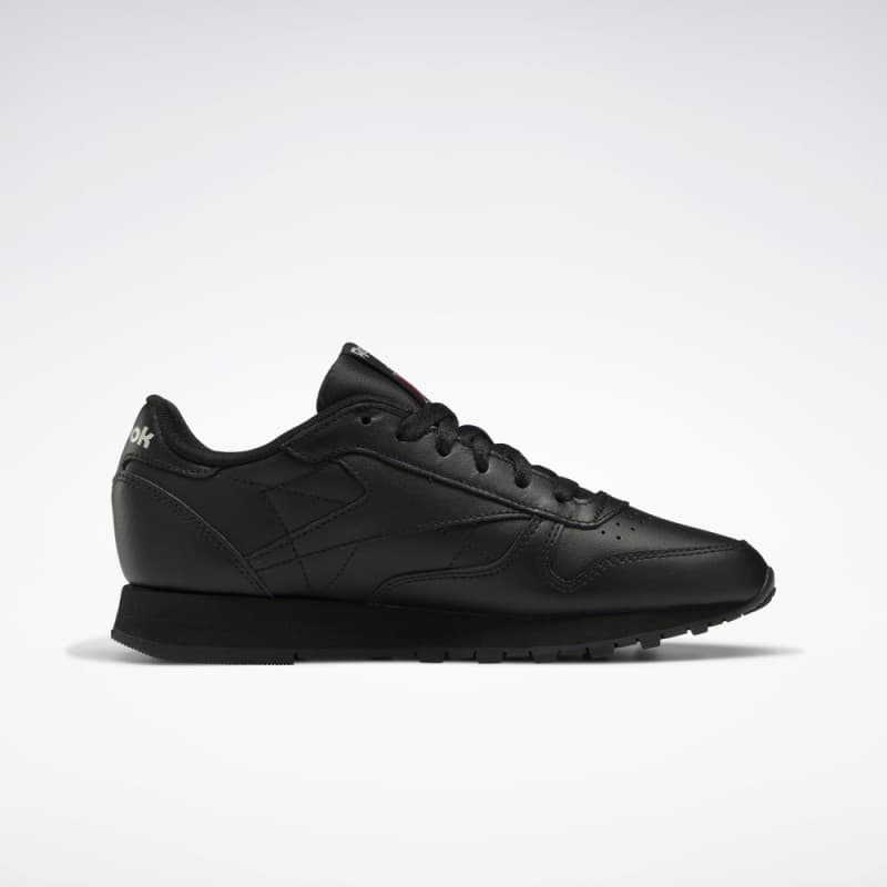 Reebok Unisex' Classic Leather Shoes- حذاء ريبوك كلاسيك ليذر للجنسين لون أسود