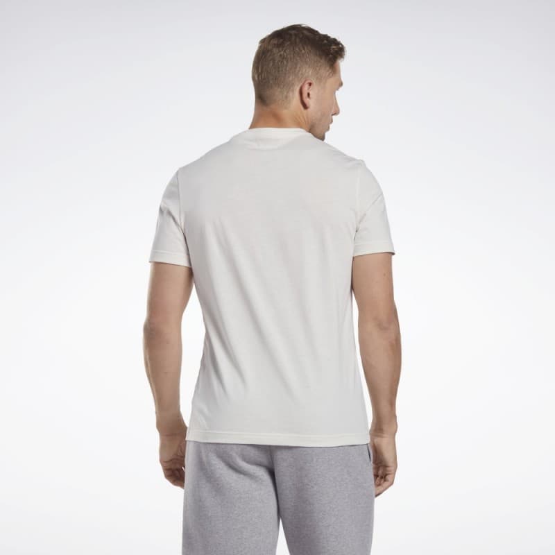 تيشيرت ريبوك ادينتتي بيج لوجو للرجال لون أبيض - Reebok Men's Identity Big Logo T-Shirt- White