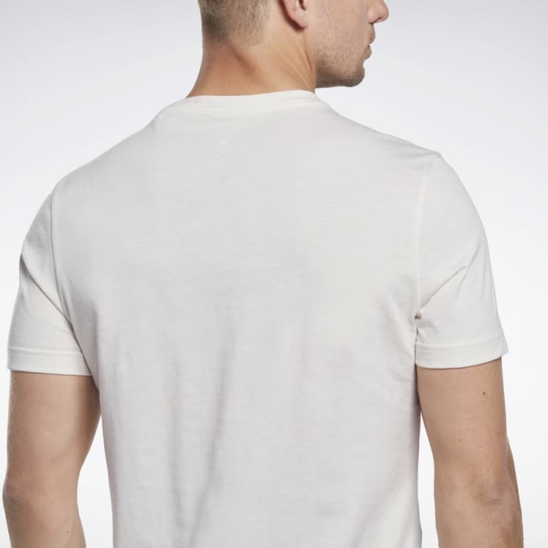 تيشيرت ريبوك ادينتتي بيج لوجو للرجال لون أبيض - Reebok Men's Identity Big Logo T-Shirt- White