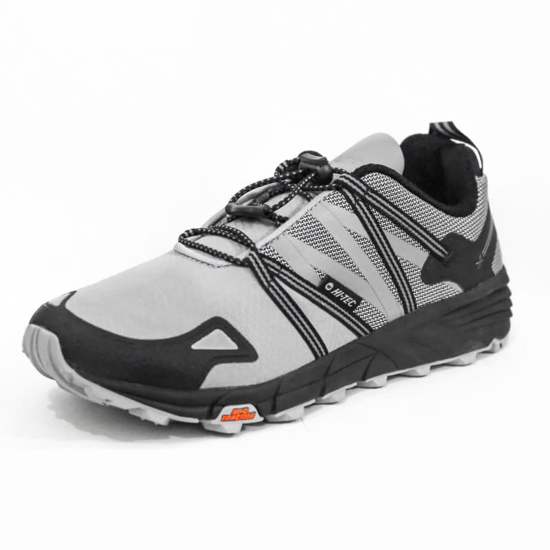 Hi-Tec V-Lite Ox-Trail Racer Low Trail Running Shoes  حذاء هاي-تيك في-لايت او اكس تريل لو لون رمادي فاتح