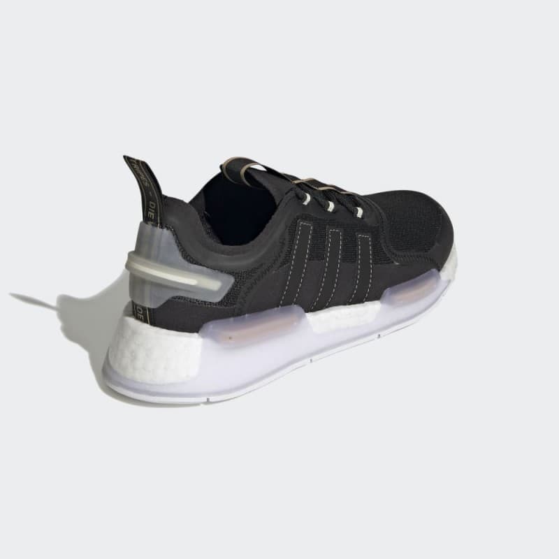 adidas Womens' NMD_V3 Shoes - Black- حذاء ايداس ان ام دي في 3 للنساء لون أسود ونعل أبيض
