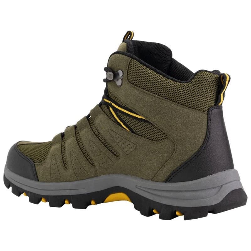 Hi-Tec Picchu Mid Shoes حذاء هاي-تيك بيكشو ميد لون زيتي