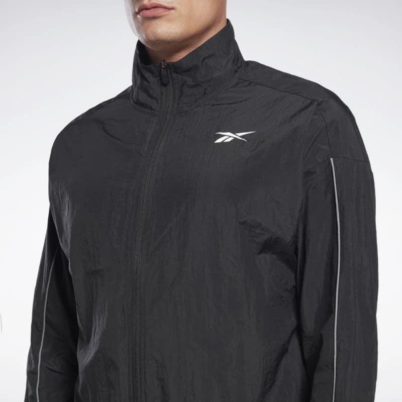 بدلة رياضية ريبوك ورك ريدي تراشسيت للرجال لون أسود - Reebok Men's Workout Ready Tracksuit - Black