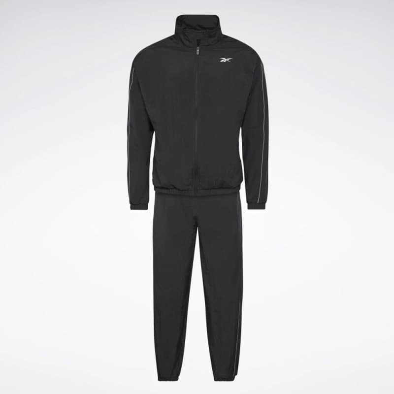 بدلة رياضية ريبوك ورك ريدي تراشسيت للرجال لون أسود - Reebok Men's Workout Ready Tracksuit - Black