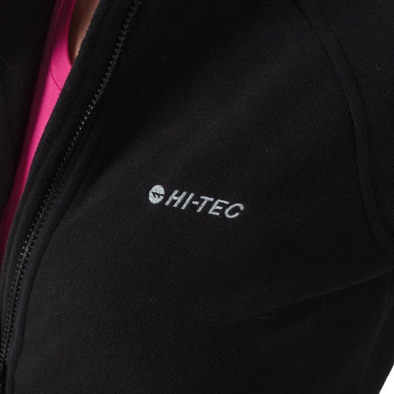 Hi-Tec Women's Henis Fleece Jacket  جاكيت هنس فليس من هاي-تيك للنساء لون أسود